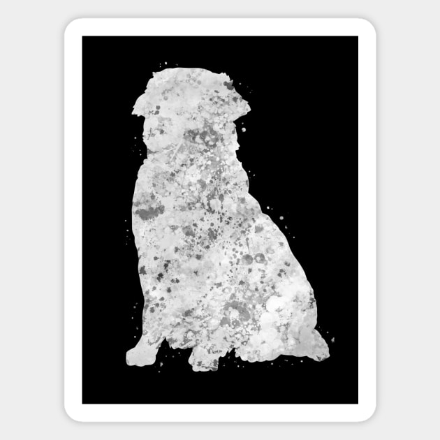 Golden Retriever dog Magnet by Yahya Art